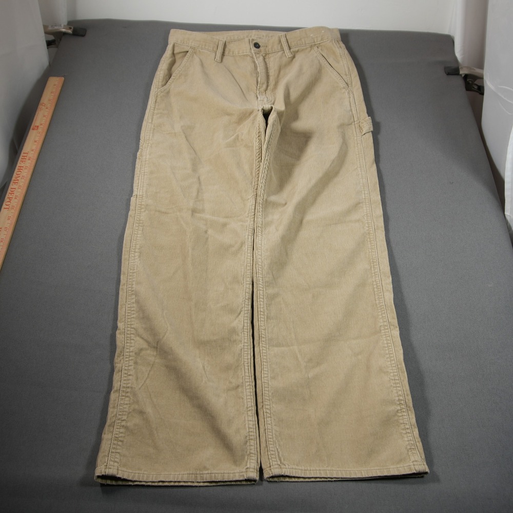 Gap 90s Loose Corduroy Carpenter Men Pants 33x30 Retro Cabin Academia Y2K - Picture 2 of 15